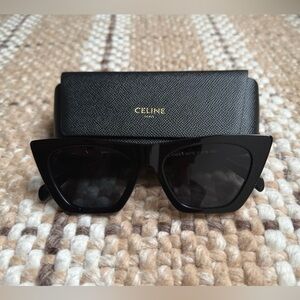 Céline Cat Eye Edge Sunglasses - Black (Preowned Like NEW)